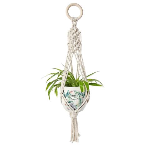 Make Your Own Macrame Hanging Plant Pot Me to You Bear Gift Set Extra Image 1